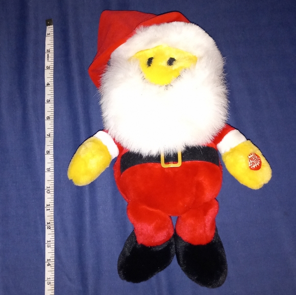 Singing Emoji 14" Santa Plush must see - Picture 5 of 5